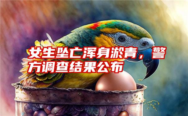 女生坠亡浑身淤青,警方调查结果公布