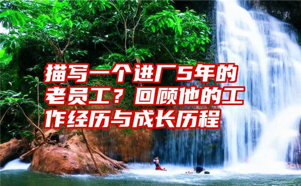 描写一个进厂5年的老员工？回顾他的工作经历与成长历程