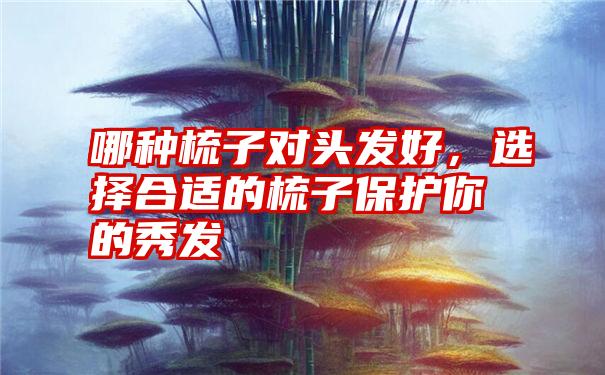 哪种梳子对头发好，选择合适的梳子保护你的秀发