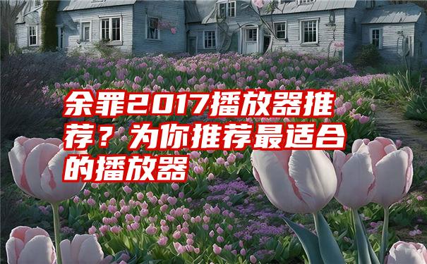 余罪2017播放器推荐？为你推荐最适合的播放器