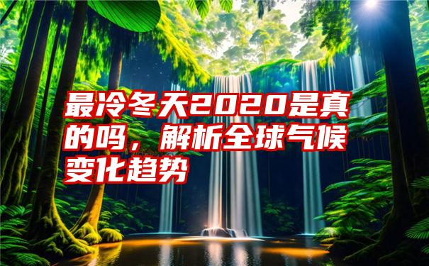 最冷冬天2020是真的吗，解析全球气候变化趋势