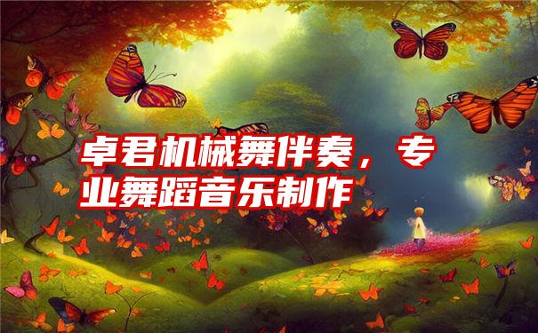 卓君机械舞伴奏，专业舞蹈音乐制作