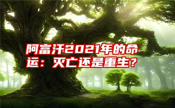 阿富汗2021年的命运：灭亡还是重生？