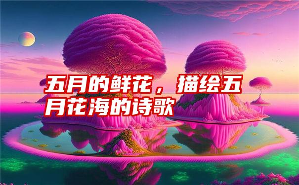 五月的鲜花，描绘五月花海的诗歌