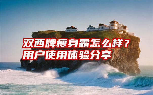 双西牌瘦身霜怎么样？用户使用体验分享