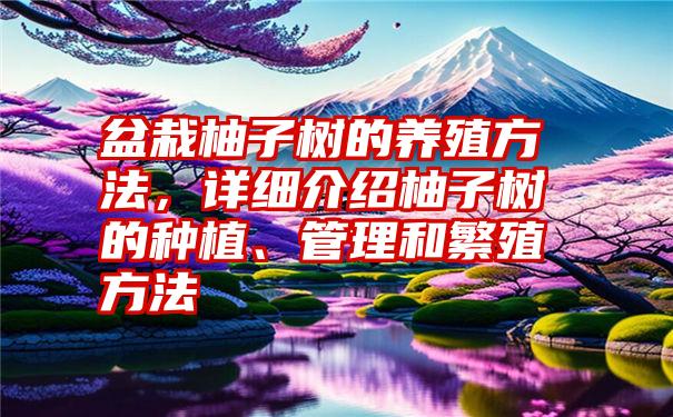 盆栽柚子树的养殖方法,详细介绍柚子树的种植、管理和繁殖方法