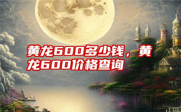 黄龙600多少钱，黄龙600价格查询