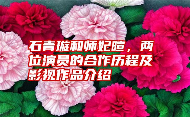 石青璇和师妃暄，两位演员的合作历程及影视作品介绍