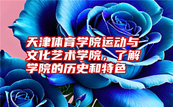 天津体育学院运动与文化艺术学院，了解学院的历史和特色