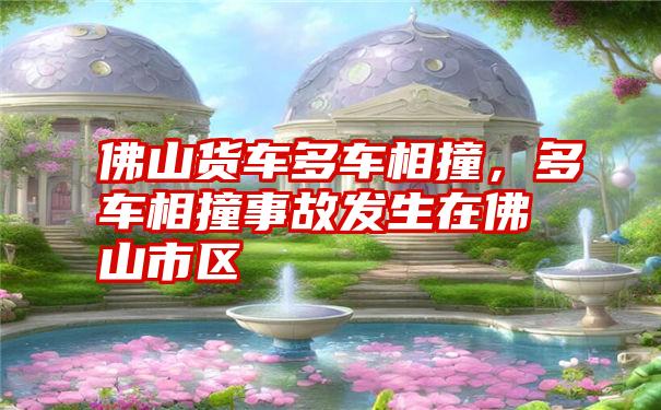 佛山货车多车相撞，多车相撞事故发生在佛山市区