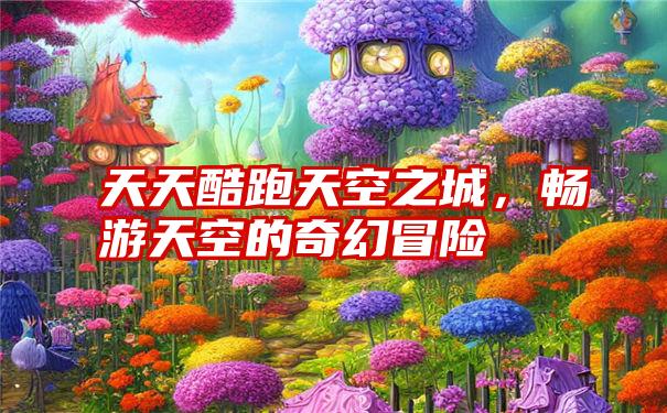 天天酷跑天空之城,畅游天空的奇幻冒险