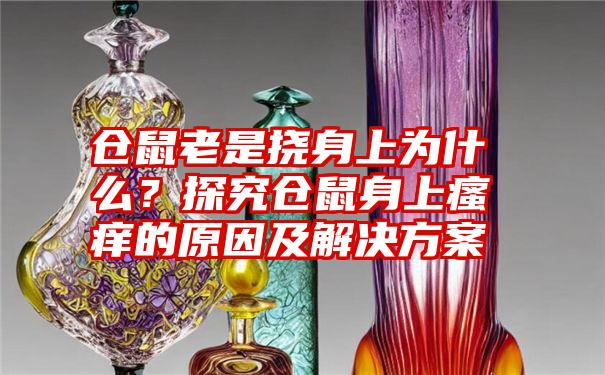 仓鼠老是挠身上为什么？探究仓鼠身上瘙痒的原因及解决方案