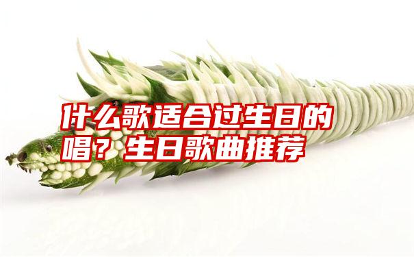 什么歌适合过生日的唱？生日歌曲推荐