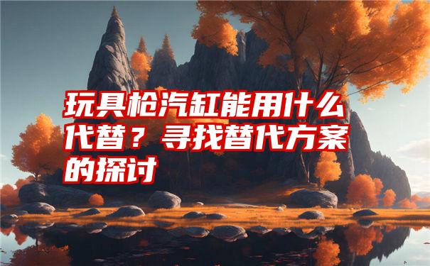 玩具枪汽缸能用什么代替？寻找替代方案的探讨