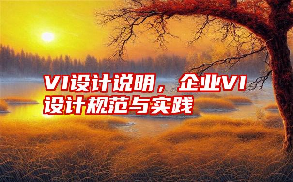 VI设计说明，企业VI设计规范与实践