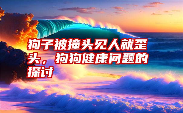 狗子被撞头见人就歪头，狗狗健康问题的探讨