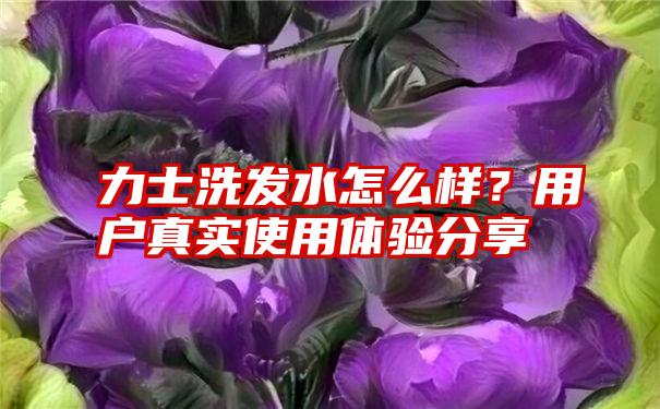 力士洗发水怎么样？用户真实使用体验分享