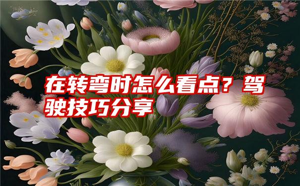 在转弯时怎么看点？驾驶技巧分享