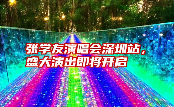 张学友演唱会深圳站,盛大演出即将开启