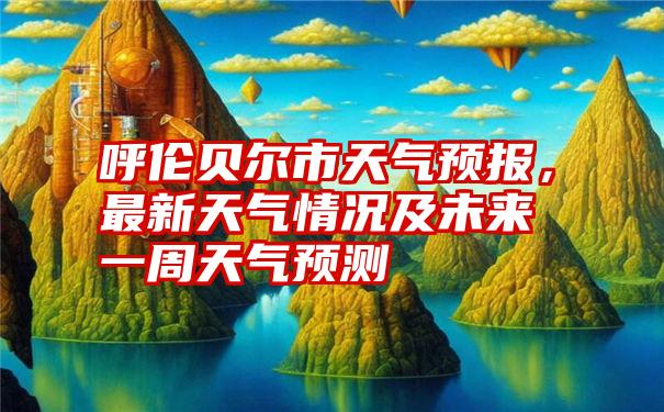 呼伦贝尔市天气预报，最新天气情况及未来一周天气预测