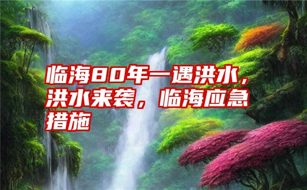 临海80年一遇洪水，洪水来袭，临海应急措施