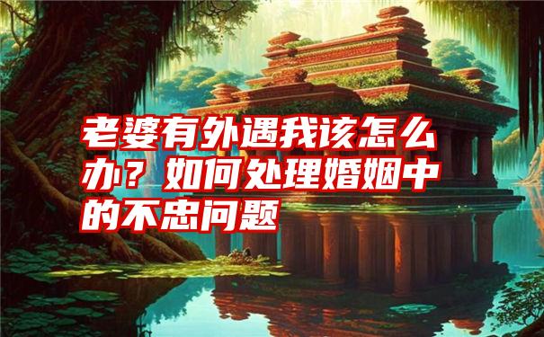 老婆有外遇我该怎么办？如何处理婚姻中的不忠问题