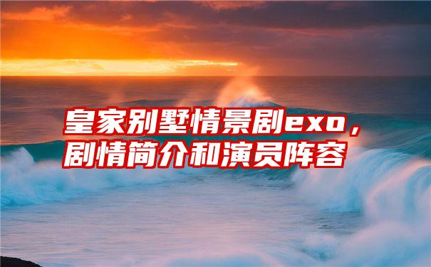 皇家别墅情景剧exo，剧情简介和演员阵容