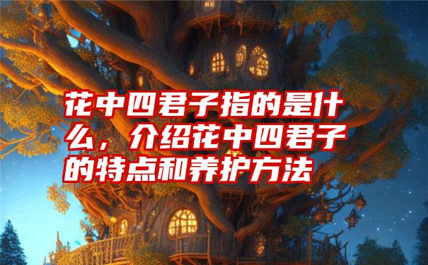 花中四君子指的是什么，介绍花中四君子的特点和养护方法