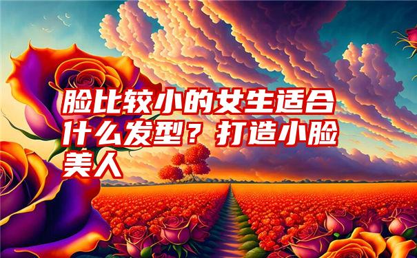 脸比较小的女生适合什么发型？打造小脸美人