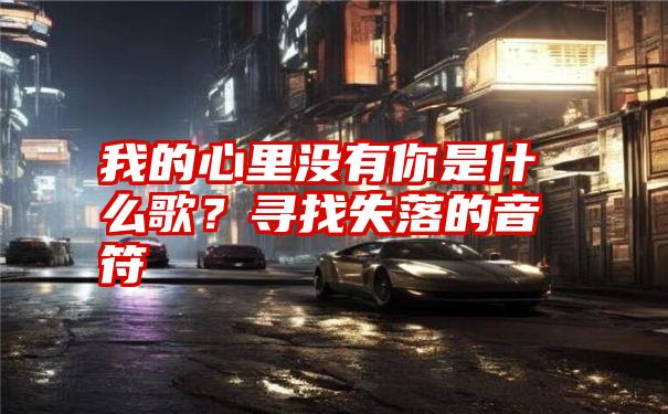 我的心里没有你是什么歌？寻找失落的音符