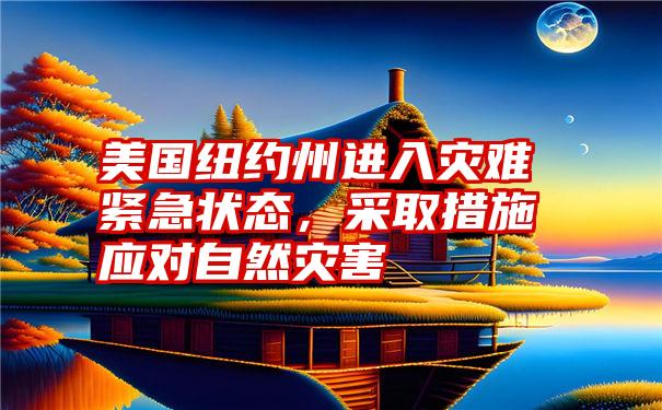 美国纽约州进入灾难紧急状态，采取措施应对自然灾害