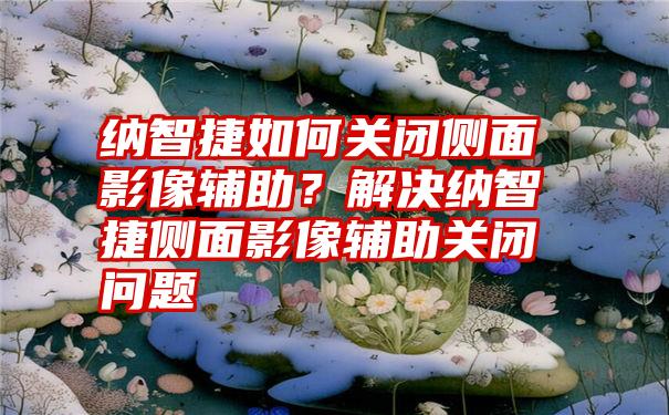 纳智捷如何关闭侧面影像辅助？解决纳智捷侧面影像辅助关闭问题