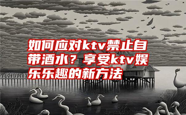 如何应对ktv禁止自带酒水？享受ktv娱乐乐趣的新方法