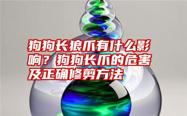 狗狗长狼爪有什么影响？狗狗长爪的危害及正确修剪方法