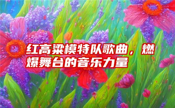 红高粱模特队歌曲，燃爆舞台的音乐力量