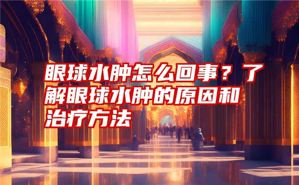 眼球水肿怎么回事？了解眼球水肿的原因和治疗方法