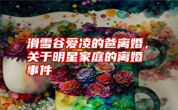 滑雪谷爱凌的爸离婚，关于明星家庭的离婚事件