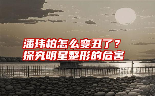 潘玮柏怎么变丑了？探究明星整形的危害