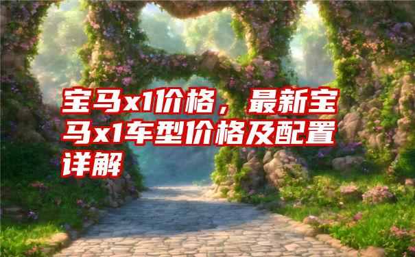 宝马x1价格，最新宝马x1车型价格及配置详解