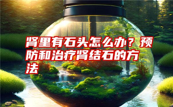 肾里有石头怎么办？预防和治疗肾结石的方法