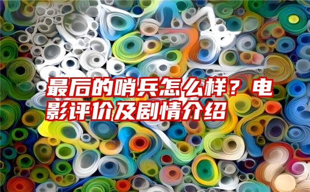 最后的哨兵怎么样？电影评价及剧情介绍