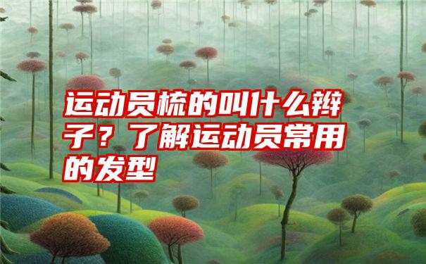 运动员梳的叫什么辫子？了解运动员常用的发型