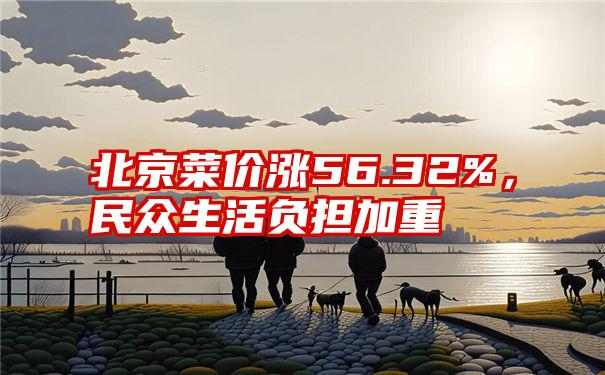 北京菜价涨56.32%，民众生活负担加重