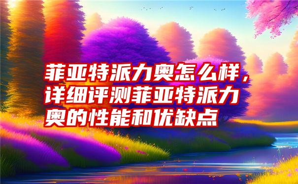 菲亚特派力奥怎么样，详细评测菲亚特派力奥的性能和优缺点