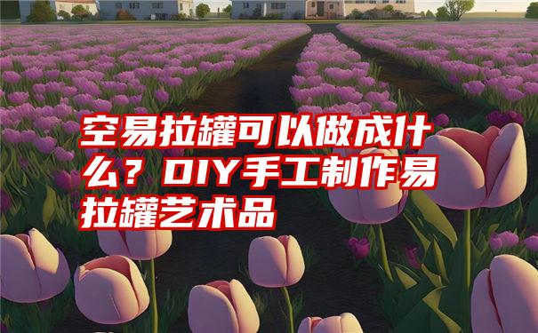 空易拉罐可以做成什么？DIY手工制作易拉罐艺术品