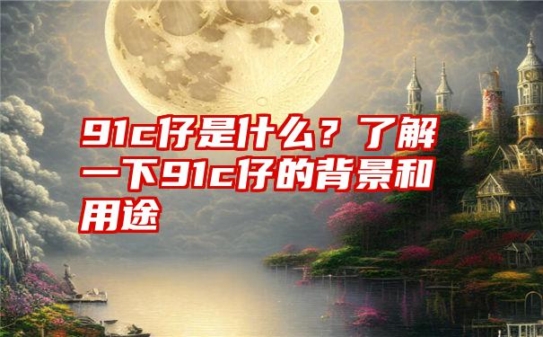 91c仔是什么？了解一下91c仔的背景和用途