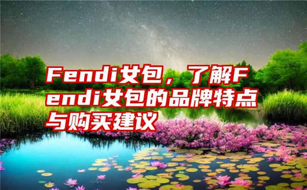 Fendi女包，了解Fendi女包的品牌特点与购买建议