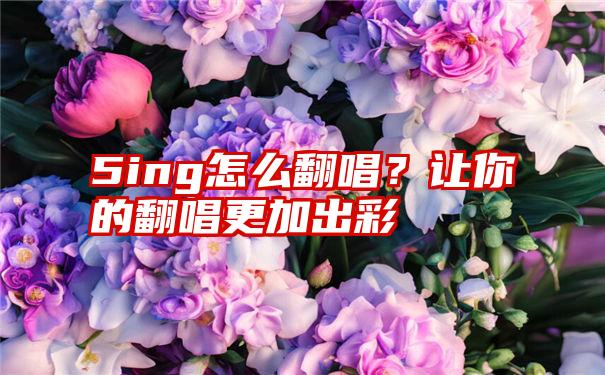 5ing怎么翻唱？让你的翻唱更加出彩