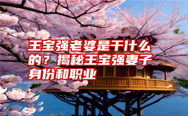 王宝强老婆是干什么的？揭秘王宝强妻子身份和职业