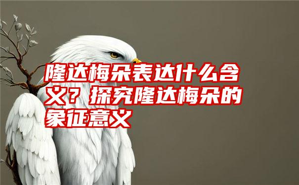 隆达梅朵表达什么含义？探究隆达梅朵的象征意义